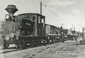 Lokomotivet "Borregaard"