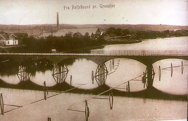 Rolvsøysund bru i 1910