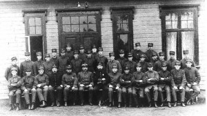 Sommergarnisonen ved Greåker fort i 1920